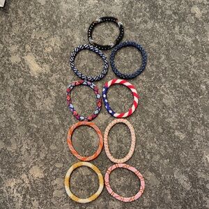 Colorful Beaded Bracelets Set